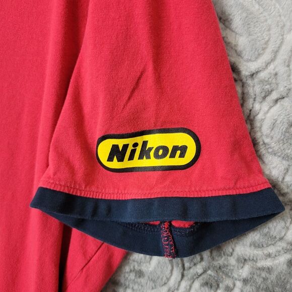 California Angels Shirt Men's XL Red Shohei Ohtani #17 Ringer Baseball MLB - Picture 5 of 10